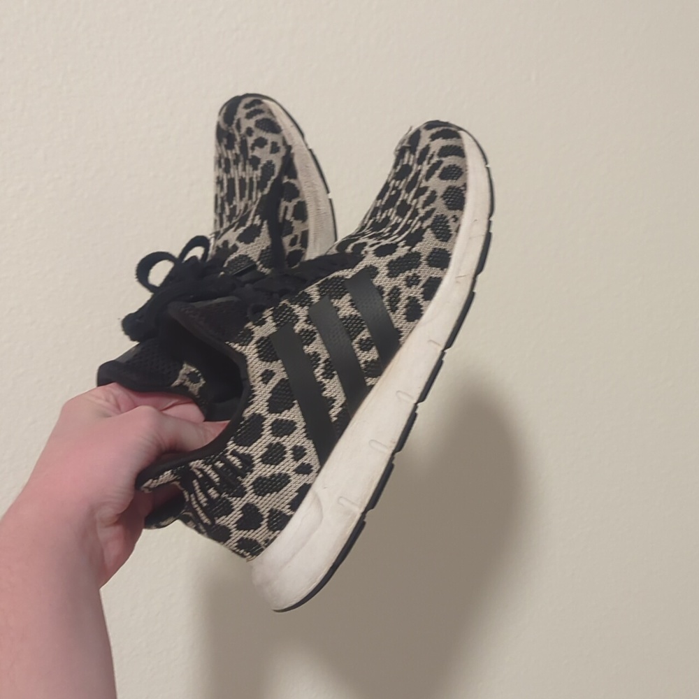 Adidas leopard print sneakers
